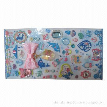 Foam Handmade Sticker with Safe and Nontoxic Material, Various Designs are Available